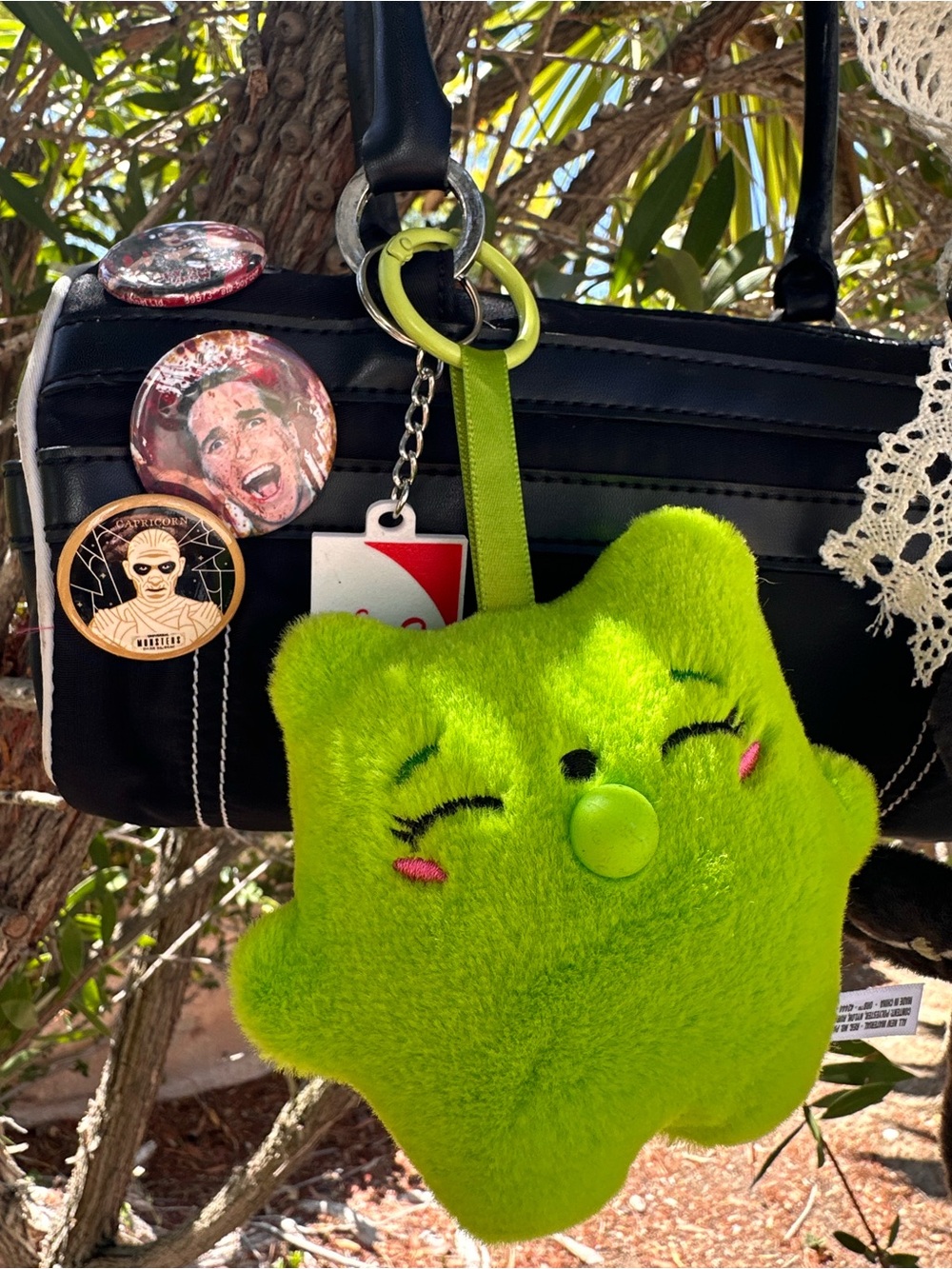 ✨Y2M star plush bag charm